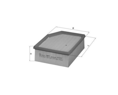 Air Filter LX 795 Mahle, Image 2