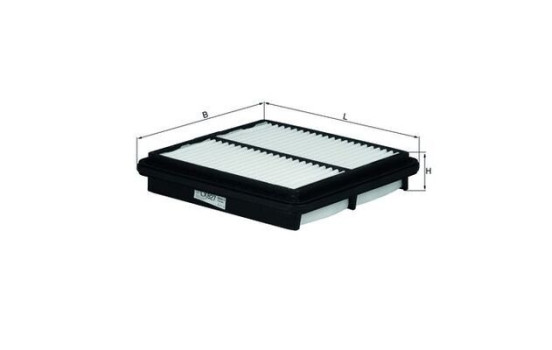 Air Filter LX 827 Mahle, Image 3