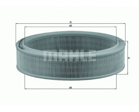 Air Filter LX 853 Mahle, Image 2