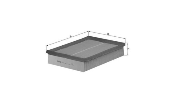Air Filter LX 856 Mahle, Image 2