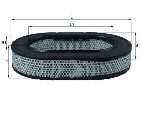 Air Filter LX 86 Mahle, Image 4