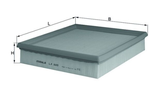 Air Filter LX 889 Mahle, Image 4