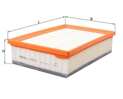 Air Filter LX 935/3 Mahle, Image 2