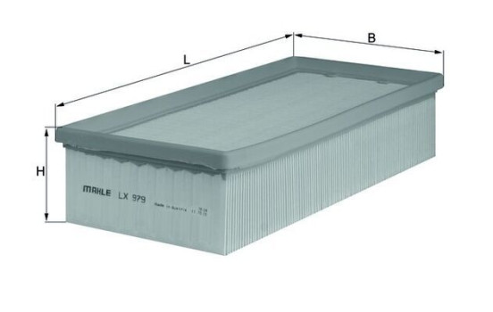 Air Filter LX 979 Mahle, Image 3