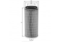 Air filter LX1668 Mahle
