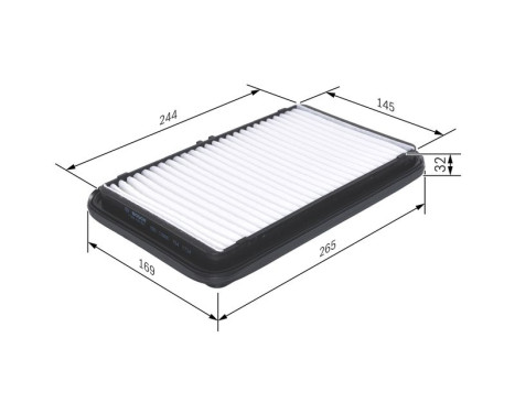 Air Filter S0001 Bosch, Image 2