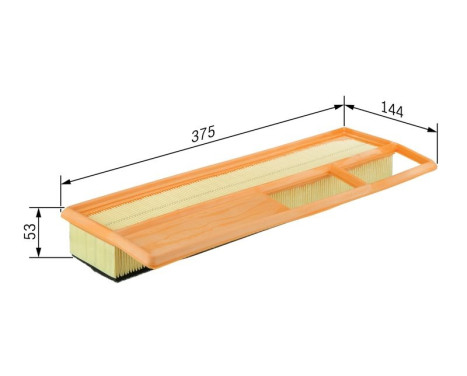 Air Filter S0002 Bosch, Image 2