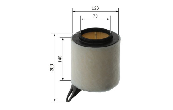 Air Filter S0018 Bosch, Image 6