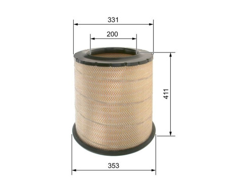 Air Filter S0034 Bosch