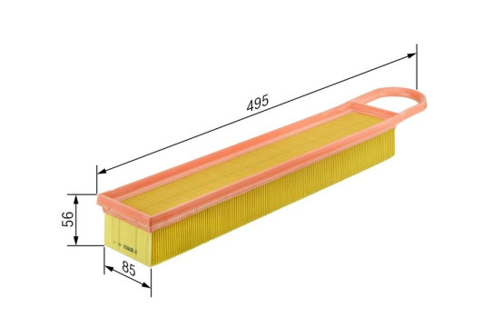 Air Filter S0050 Bosch, Image 2
