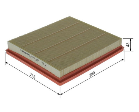 Air Filter S0111 Bosch, Image 7