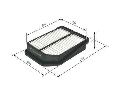 Air Filter S0125 Bosch, Image 2