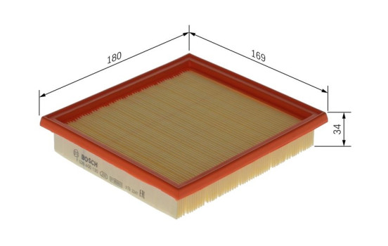 Air Filter S0130 Bosch, Image 5