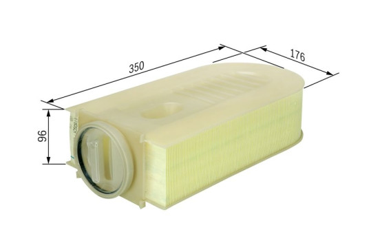 Air Filter S0133 Bosch, Image 2