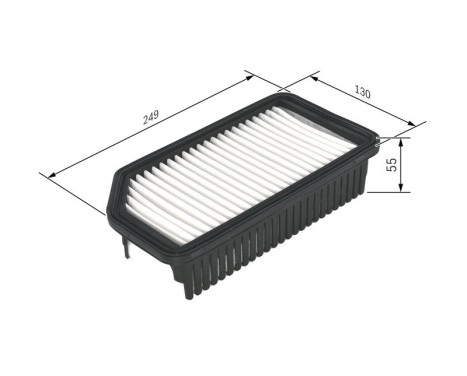 Air Filter S0137 Bosch, Image 2
