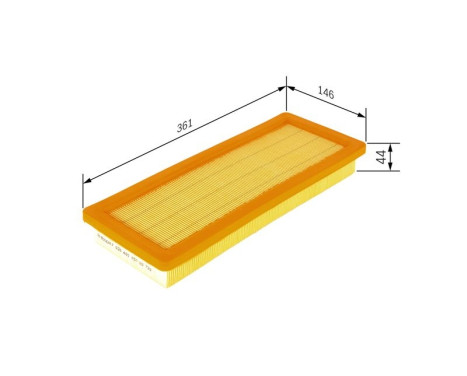 Air Filter S0151 Bosch, Image 2