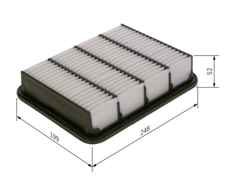 Air Filter S0165 Bosch, Image 6