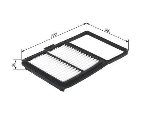 Air Filter S0170 Bosch, Image 2