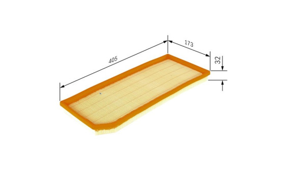 Air Filter S0178 Bosch, Image 2