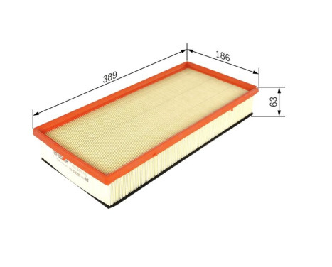 Air Filter S0182 Bosch, Image 2