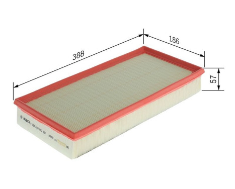 Air Filter S0182 Bosch, Image 6
