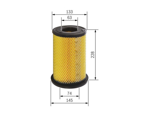 Air Filter S0199 Bosch