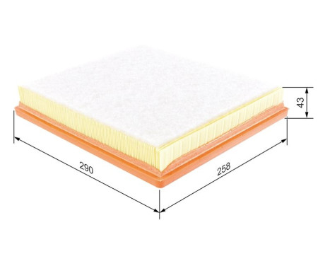 Air Filter S0244 Bosch, Image 6