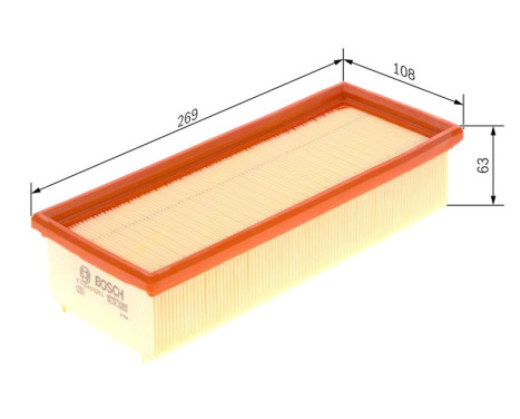 Air Filter S0263 Bosch, Image 5
