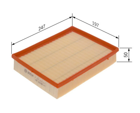 Air Filter S0267 Bosch, Image 5