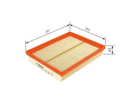 Air Filter S0301 Bosch, Image 2