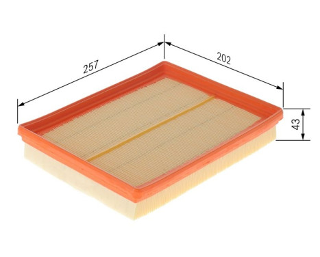 Air Filter S0301 Bosch, Image 6