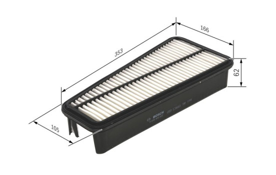 Air Filter S0302 Bosch, Image 3