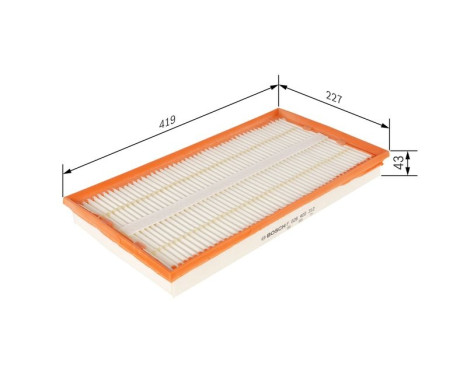 Air Filter S0312 Bosch, Image 2