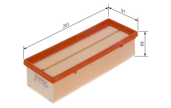 Air Filter S0323 Bosch, Image 6