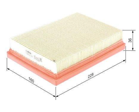 Air Filter S0358 Bosch, Image 5