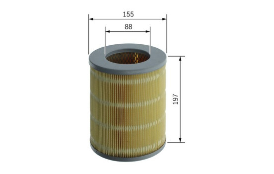Air Filter S0383 Bosch, Image 5