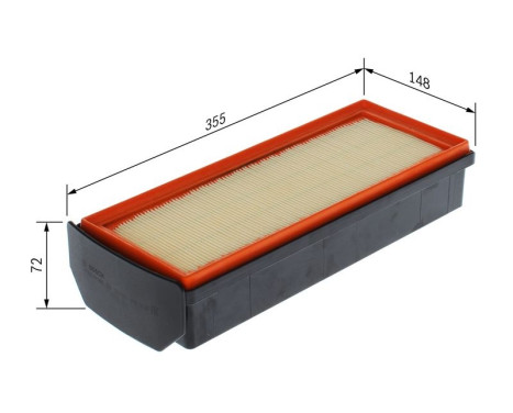 Air Filter S0409 Bosch, Image 6