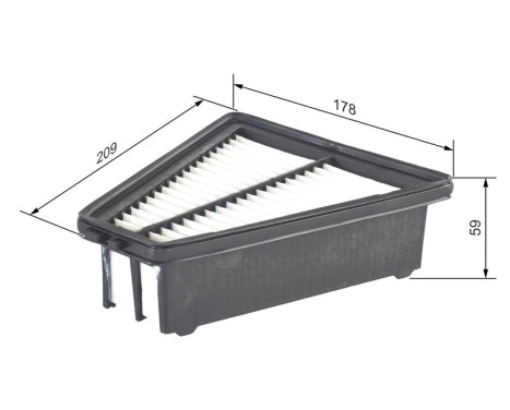 Air Filter S0417 Bosch, Image 2
