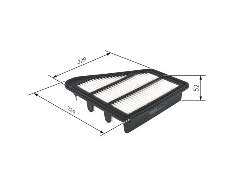 Air Filter S0453 Bosch, Image 2