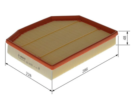 Air Filter S0463 Bosch, Image 5