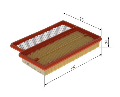 Air Filter S0466 Bosch, Image 5