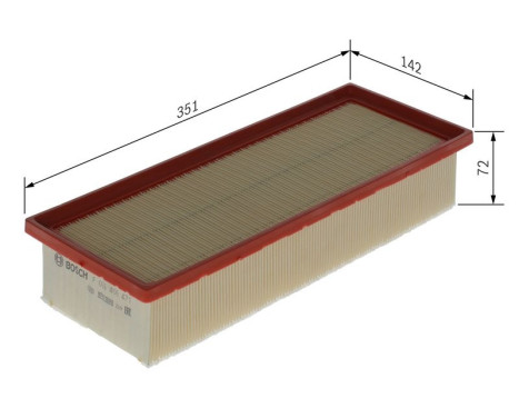 Air Filter S0471 Bosch, Image 5