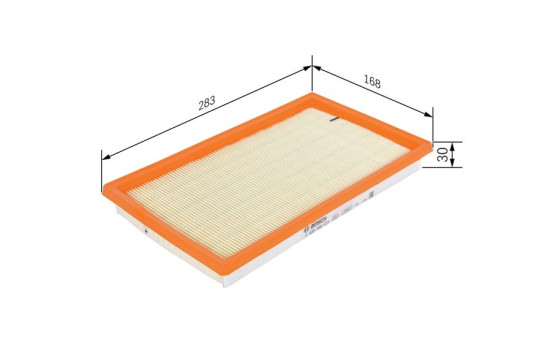 Air Filter S0473 Bosch, Image 2