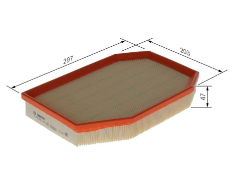 Air Filter S0476 Bosch, Image 5