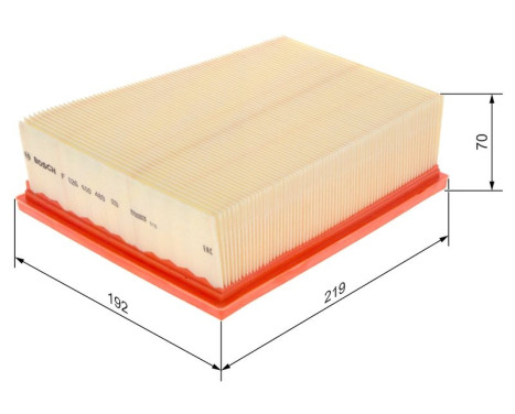 Air Filter S0489 Bosch, Image 5