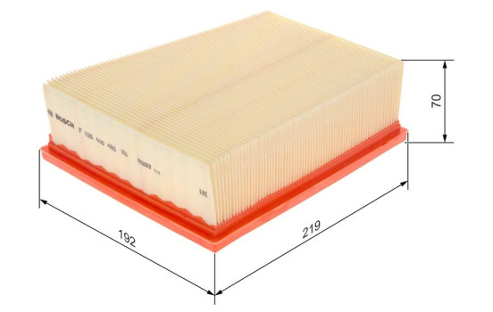 Air Filter S0489 Bosch, Image 5