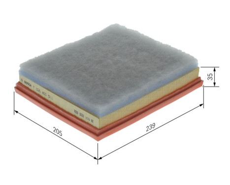 Air Filter S0511 Bosch, Image 5