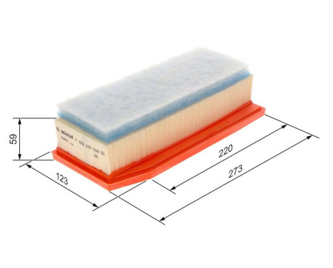 Air Filter S0534 Bosch, Image 5