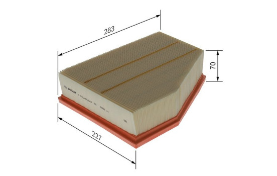 Air Filter S0544 Bosch, Image 5