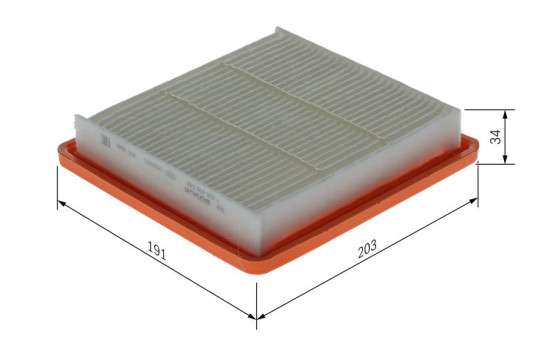 Air Filter S0548 Bosch, Image 5